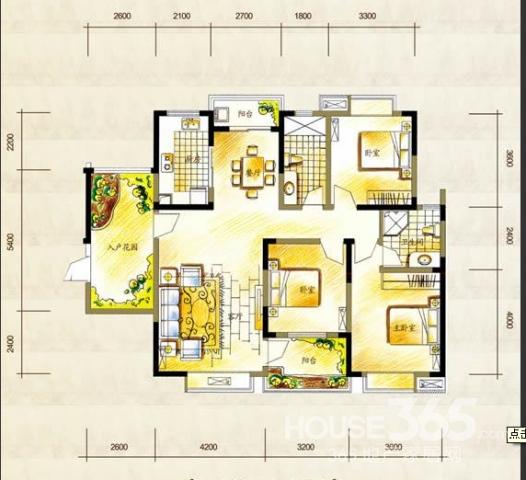 华地学府名都户型图