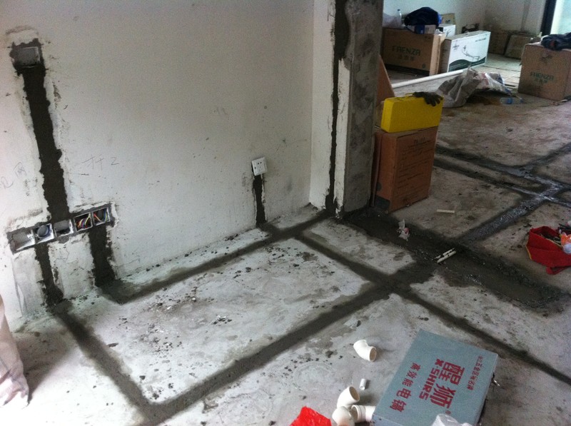 中国铁建江佑铂庭在线工地水电改造_江水平装