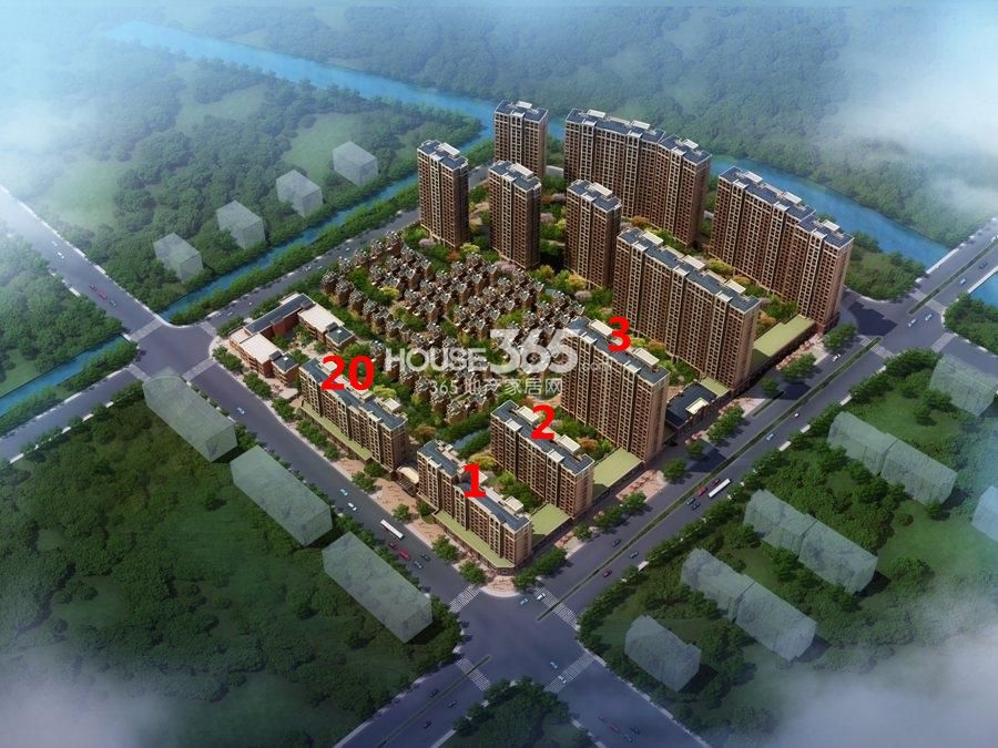 汉嘉柒号一期楼栋分布图