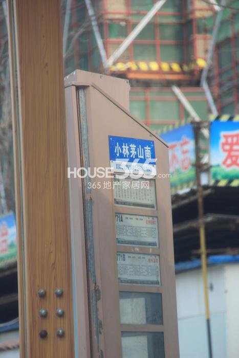 绿城蓝庭项目周边公交站——小林茅山南