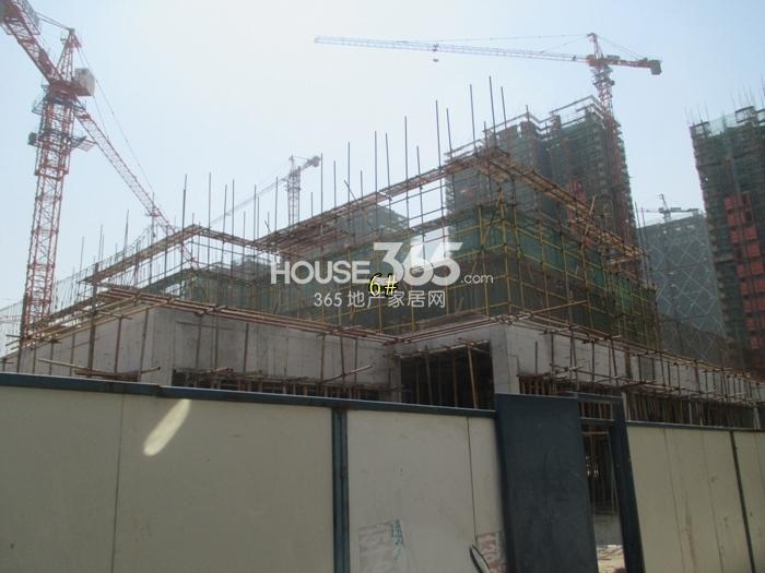 德信泊林春天6号楼施工进度 2015年4月摄