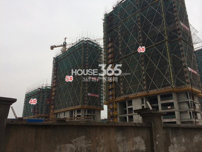 嘉丰万悦城项目4、5、6号楼施工进程图（2015.5）