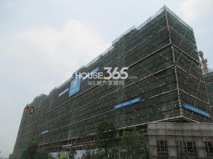 中旅城仕公馆5、6号楼施工实景图 2015年5月摄
