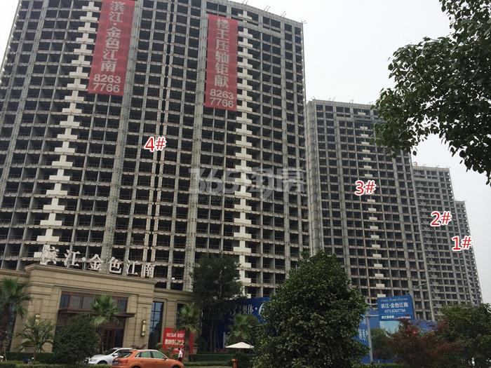 滨江金色江南1-4号楼施工实景图 2015年7月摄