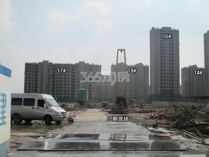 城发云锦城14、16-18号楼施工实景图 2015年10月摄