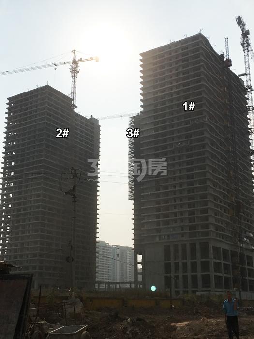 迪凯运河印象施工1、2、3号楼实景图 2015年10月摄