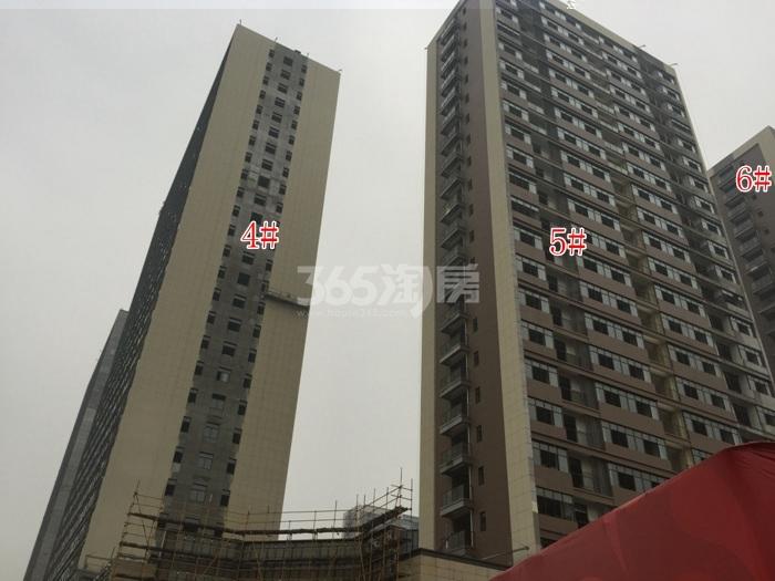 萧山宝龙城市广场4、5、6号楼施工进度 2015年11月摄