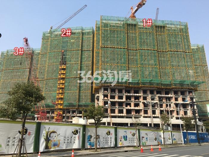 2016年2月金隅学府项目实景--1、2、3号楼