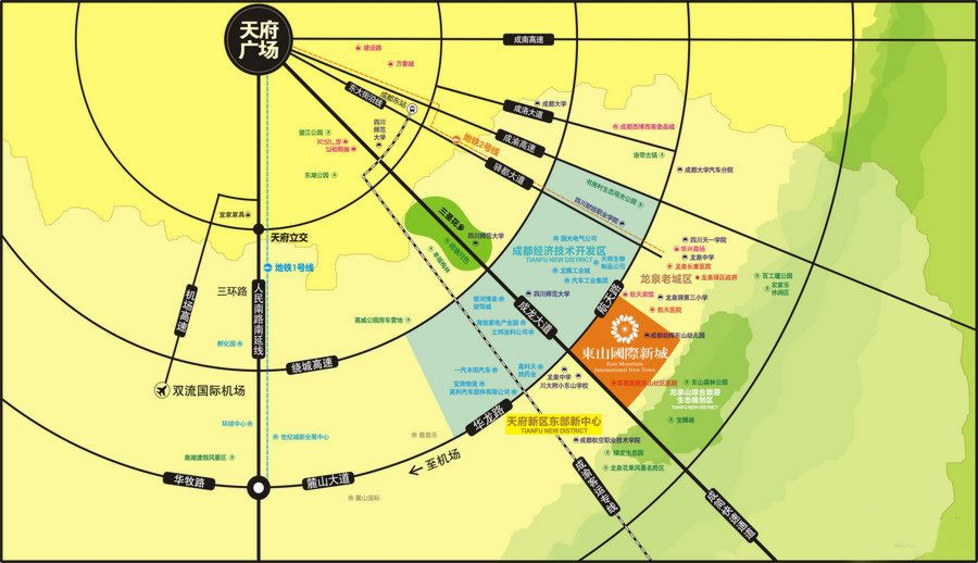 东山国际新城英伦半岛交通图
