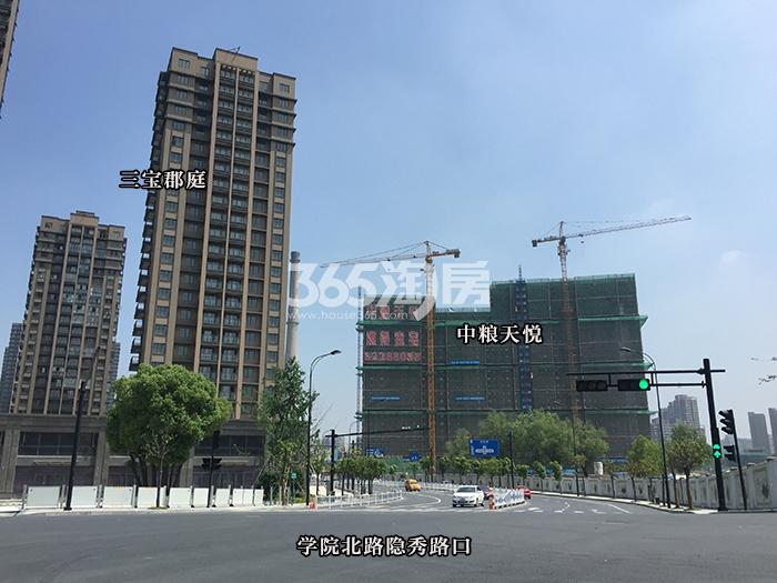 2016年5月杭州大悦城项目住宅中粮天悦及周边