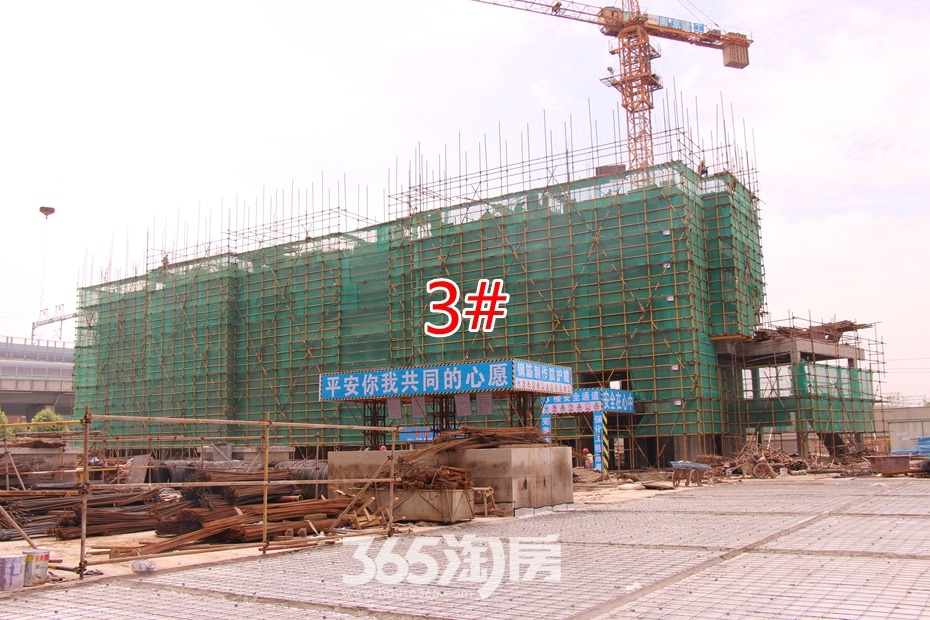 东方龙城清荷苑工程进度（2017.5摄）