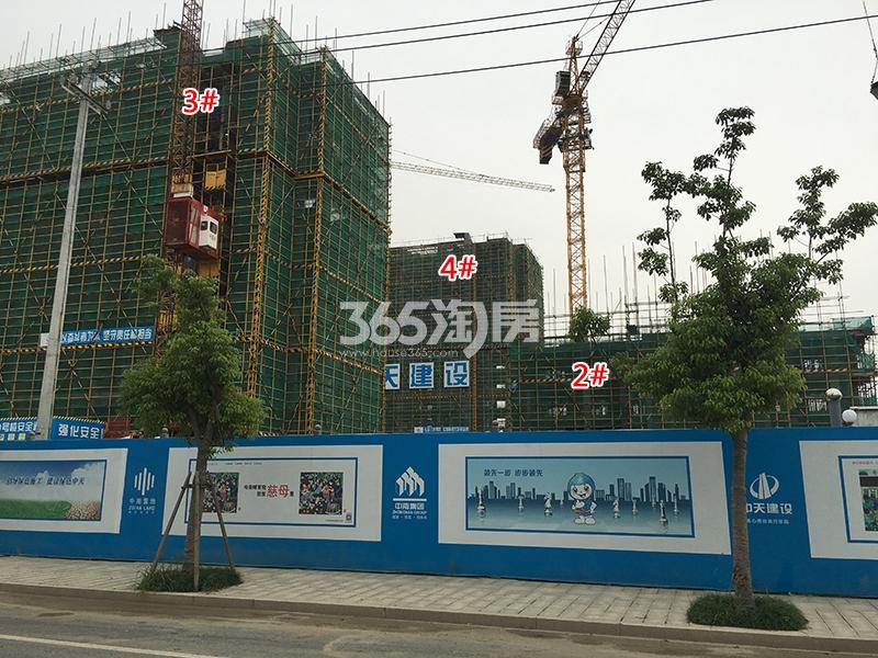 中南樾府项目2-4号楼施工进程（2017.9）