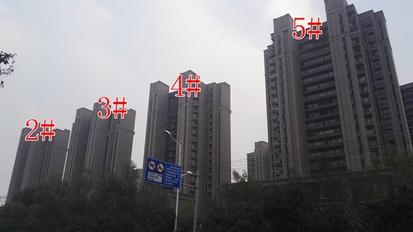 恒大滨河左岸2-5#楼工程实景（10.31）